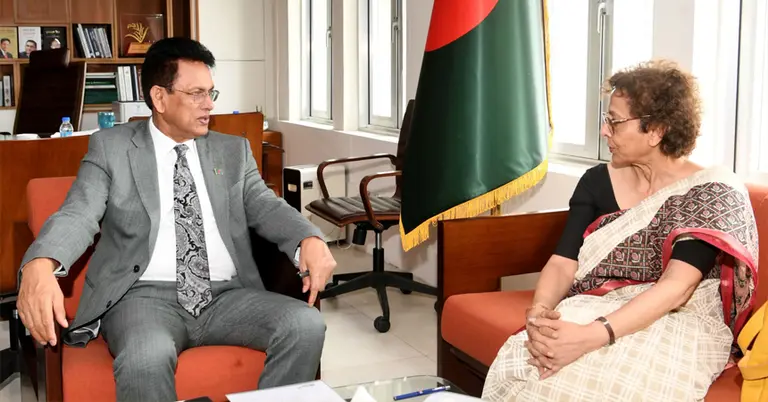 ড. আ ন ম এহছানুল হক মিলন ও আইরিন খানের বৈঠক